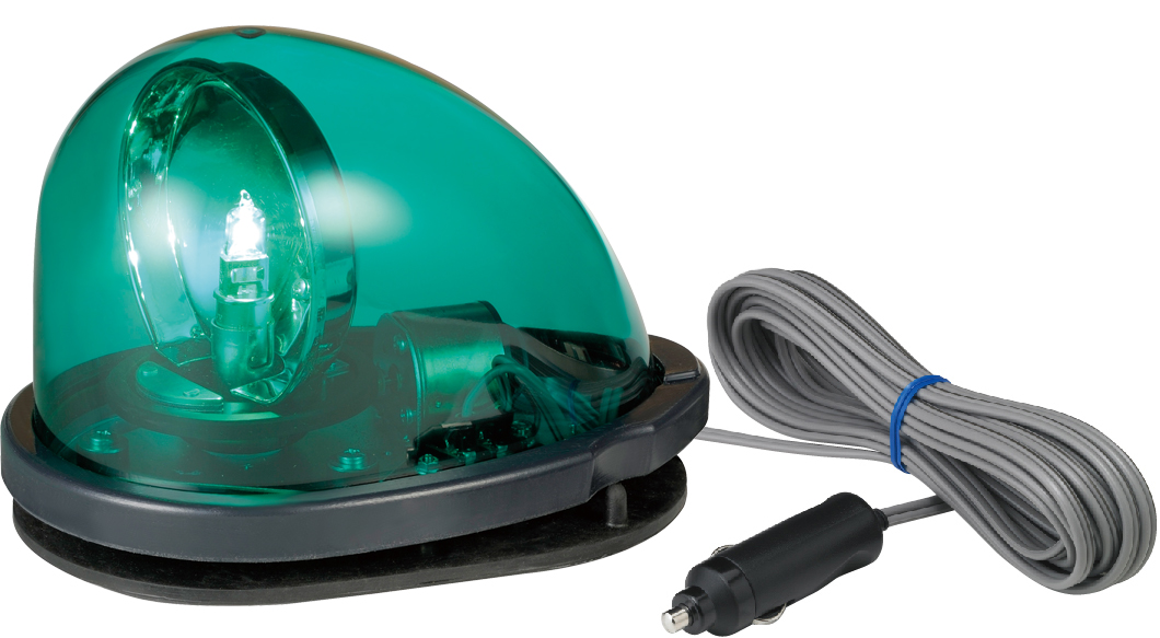 全国どこでも送料無料！ HKFM-101G-G 回転灯 12V 緑｜製品情報｜日本ボデーパーツ工業 アクセサリー