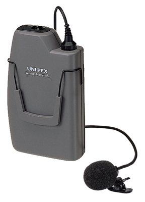 WM-3400】UNI-PEX 300MHz 防滴ワイヤレスマイクロホン （在庫