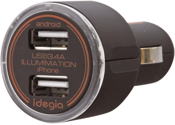 USB ２ポートチャージャー LEDインジケーター 3.4A 12/24V｜製品情報 