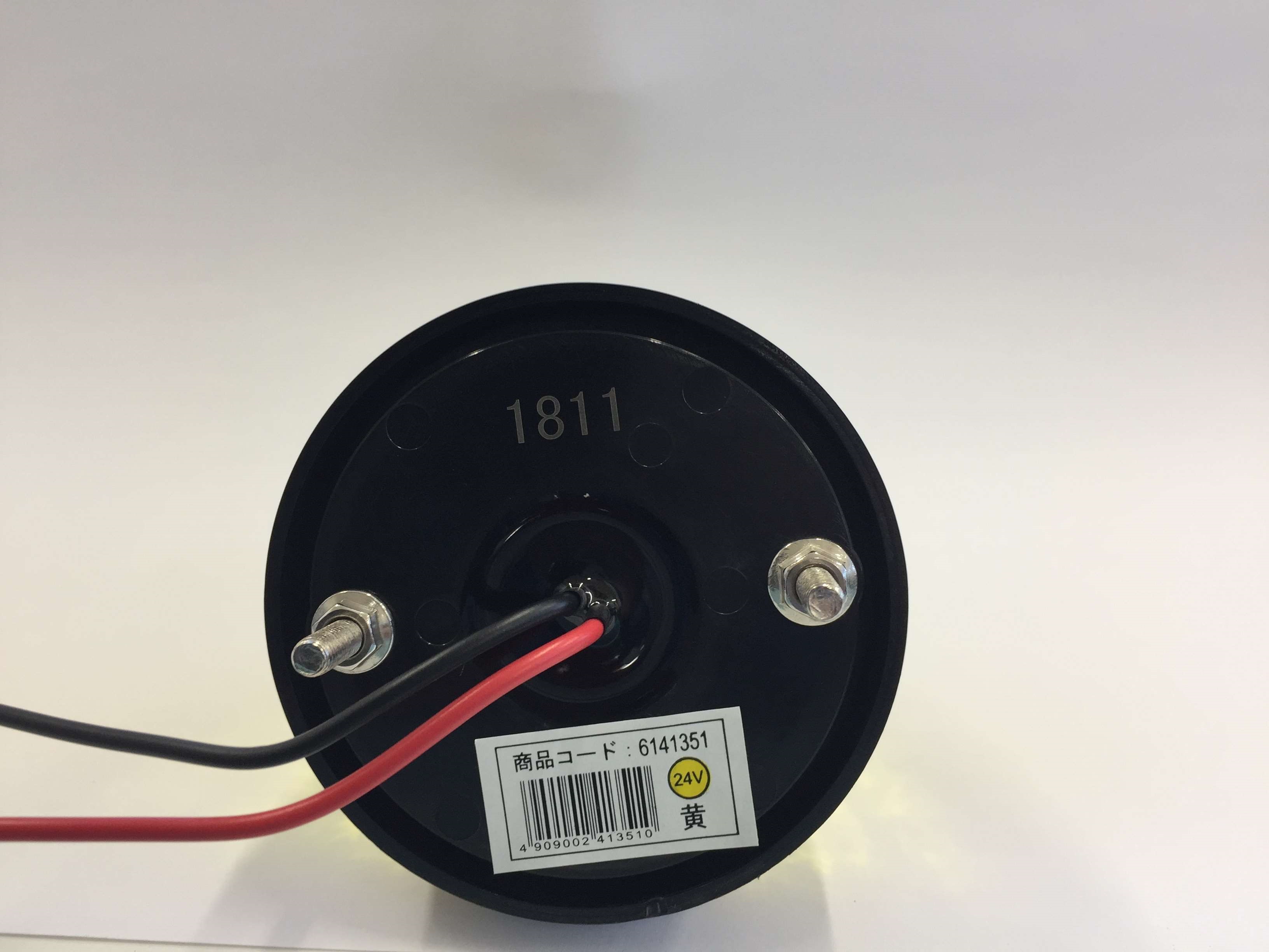 ＬＥＤクリスタルＳマーカー ２４Ｖ 黒ベース 黄レンズ／黄色 ライセンス球仕様｜製品情報｜日本ボデーパーツ工業株式会社